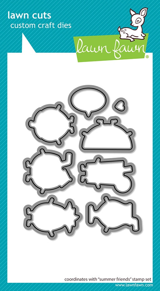 Lawn Cuts Custom Craft Die-Summer Friends