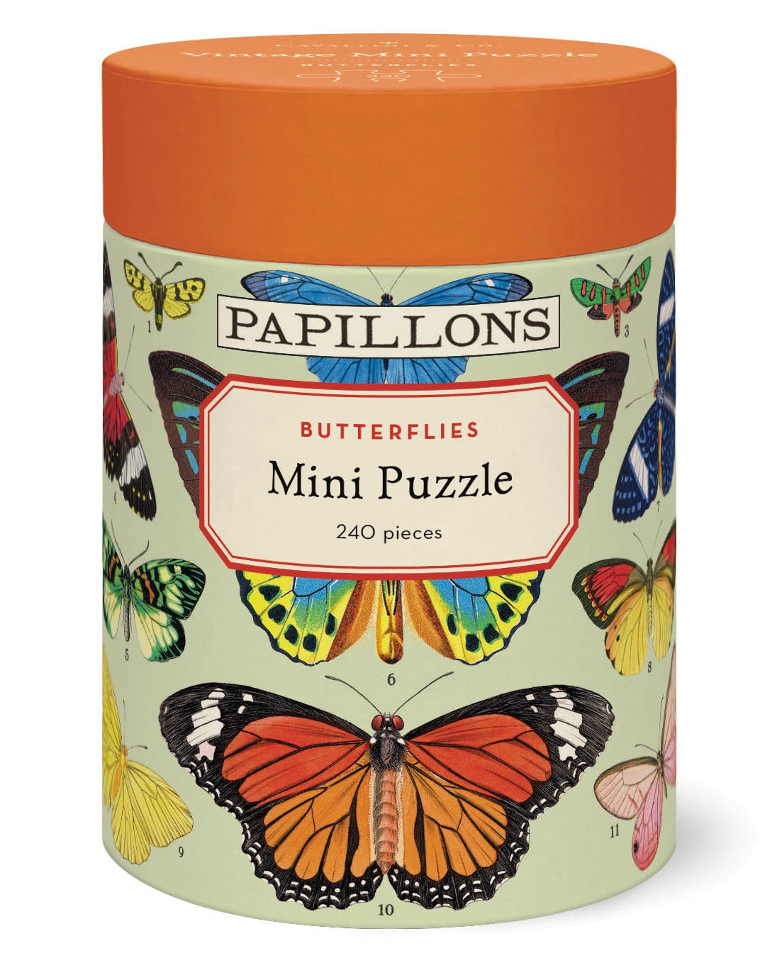 Cavallini 500 Piece Mini Puzzle-ButterFlies