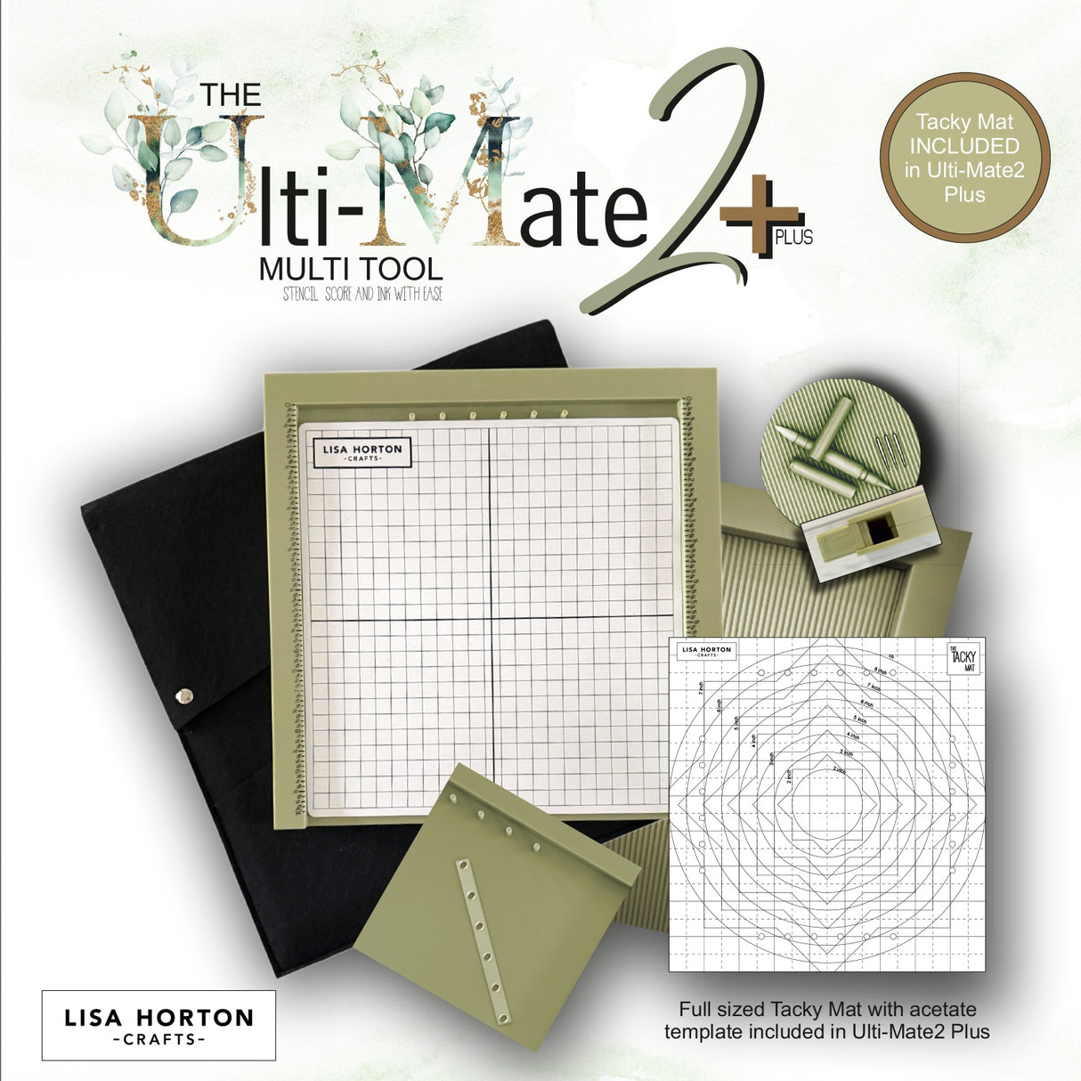 Lisa Horton Crafts Ulti-Mate2 & Tacky Mat-Bundle