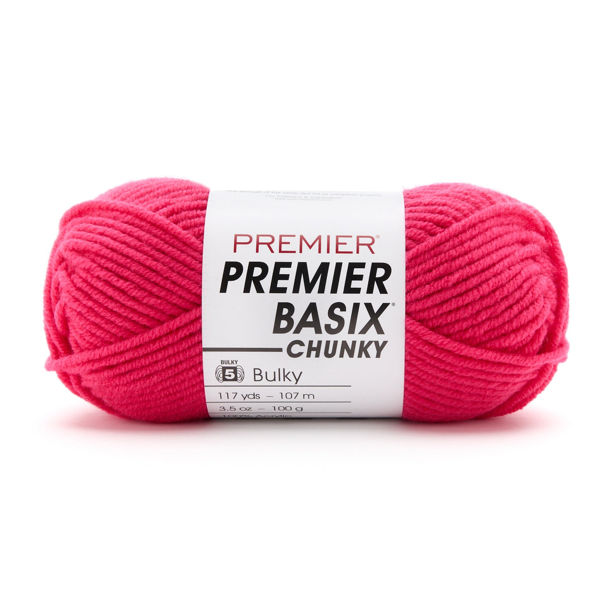Premier Basix Chunky Yarn-Fuchsia