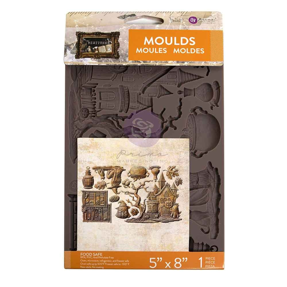 Prima Mould 5"x8"x8mm-Bewitched, Bewitched