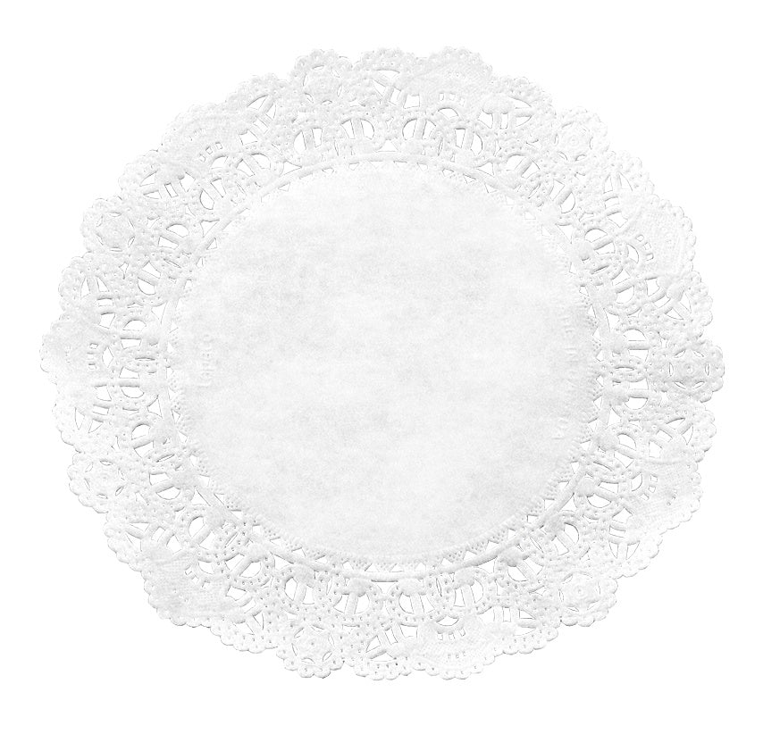 Hygloss Paper Lace Doilies Round 6" 36/Pkg-White