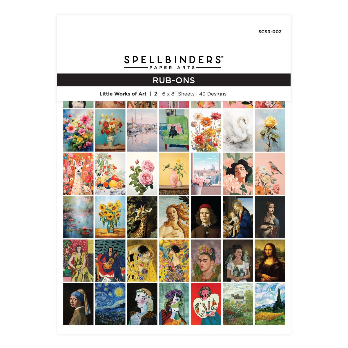 Spellbinders Rub-On From Clear Seal Maker Tool Collection-Little Works Of Art