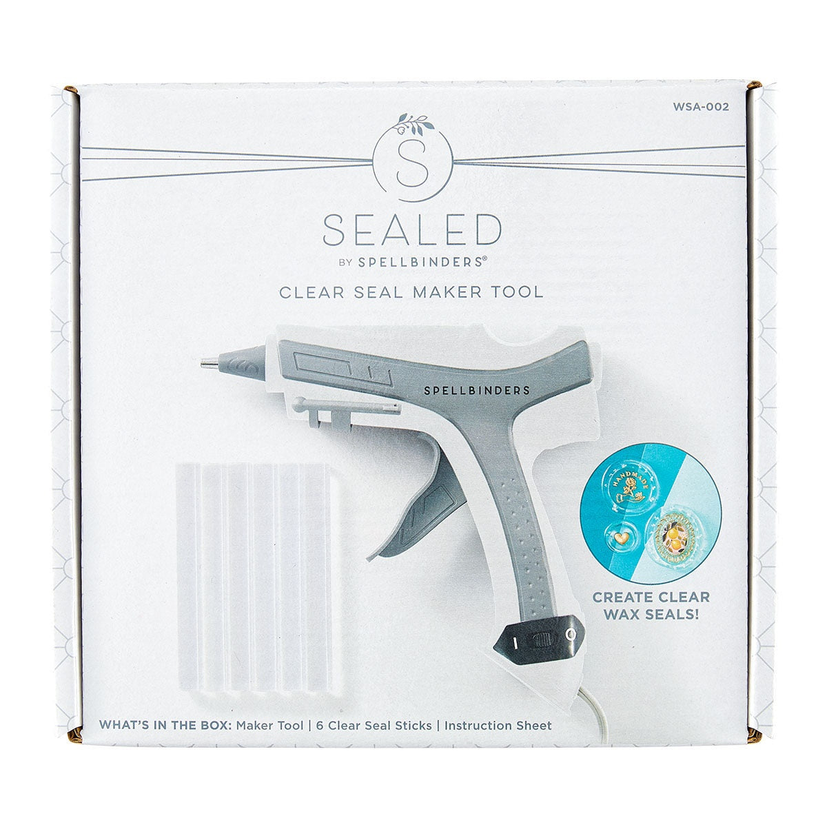 Spellbinders Maker Tool From Clear Seal Maker Tool-Electric Trigger Applicator & Sticks