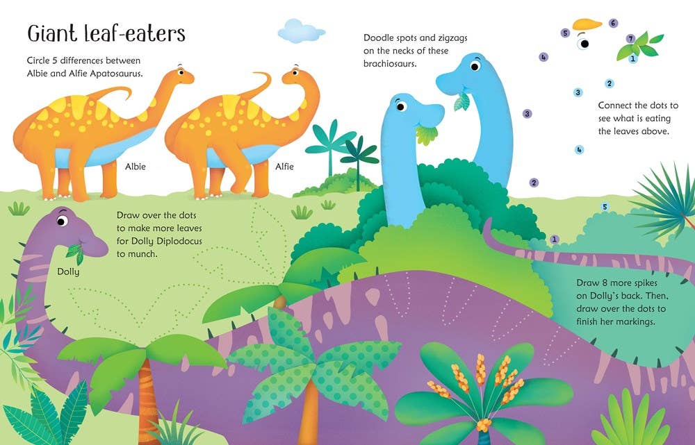Wipe-Clean Dinosaur Activities : Usborne