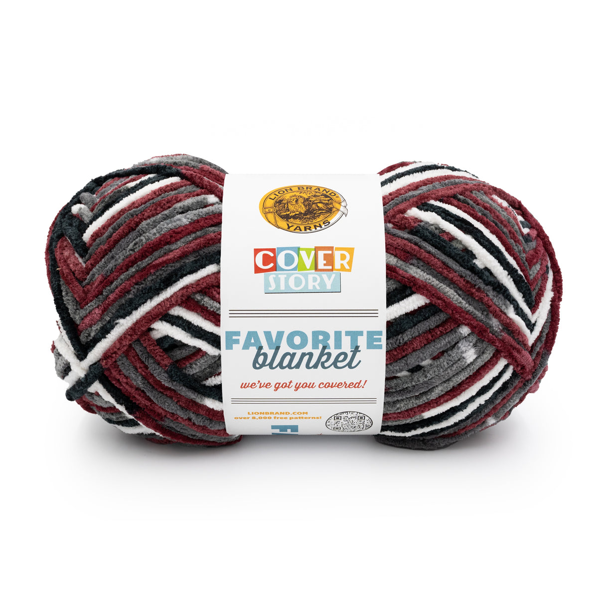 Lion Brand Cover Story Favorite Blanket Yarn-Potion
