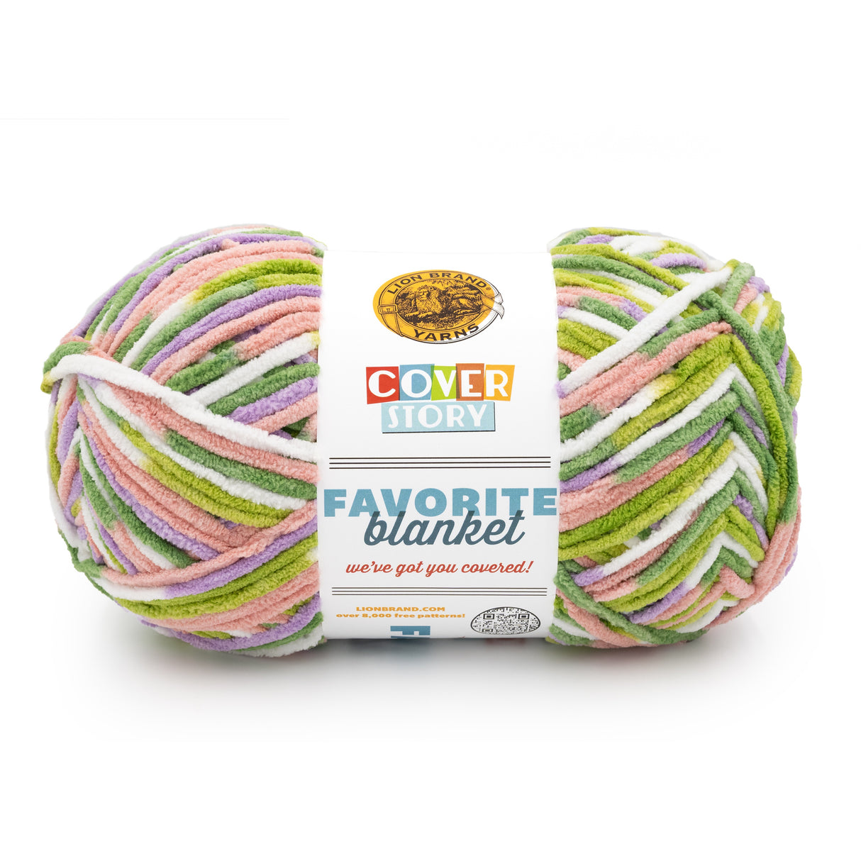 Lion Brand Cover Story Favorite Blanket Yarn-Bloom