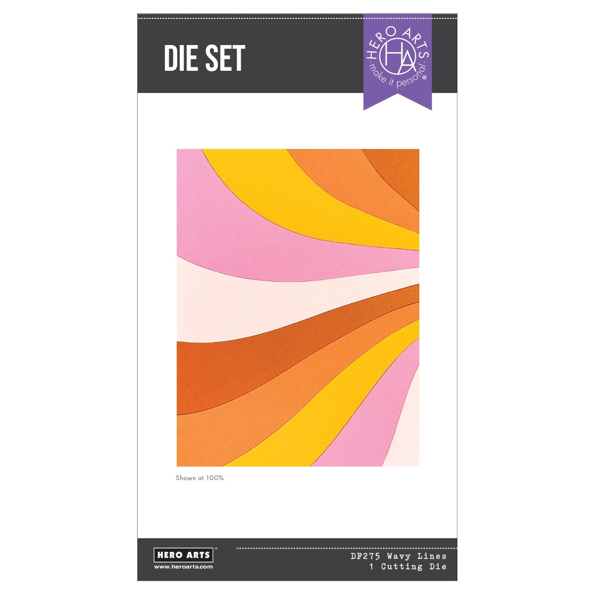 Hero Arts Die Set-Wavy Lines