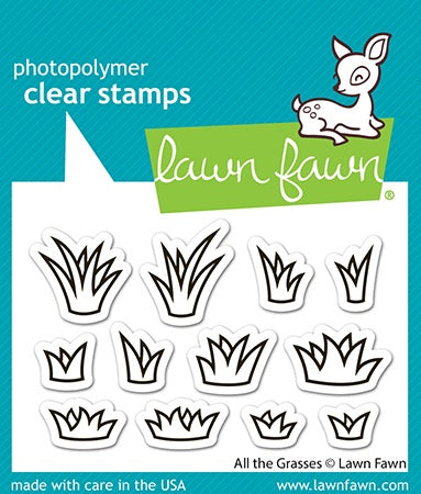 Lawn Fawn Clear Stamps -All the Grasses