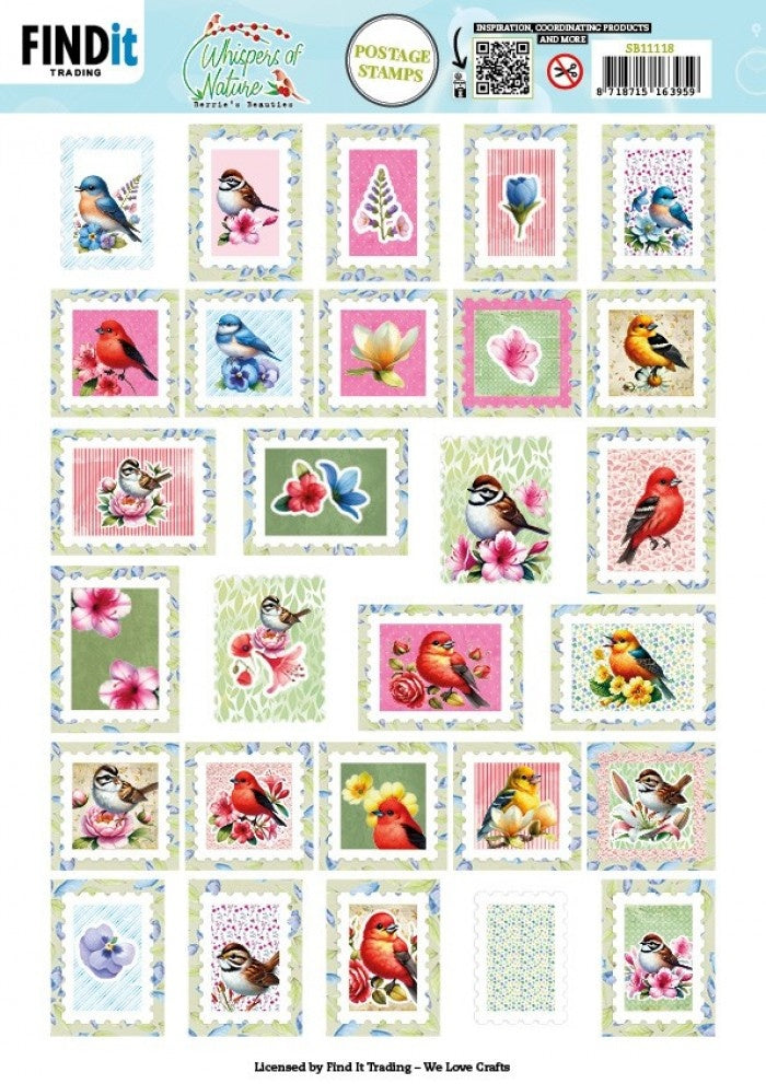 Find It Trading Whispers of Nature Pushout-Postage Stamp