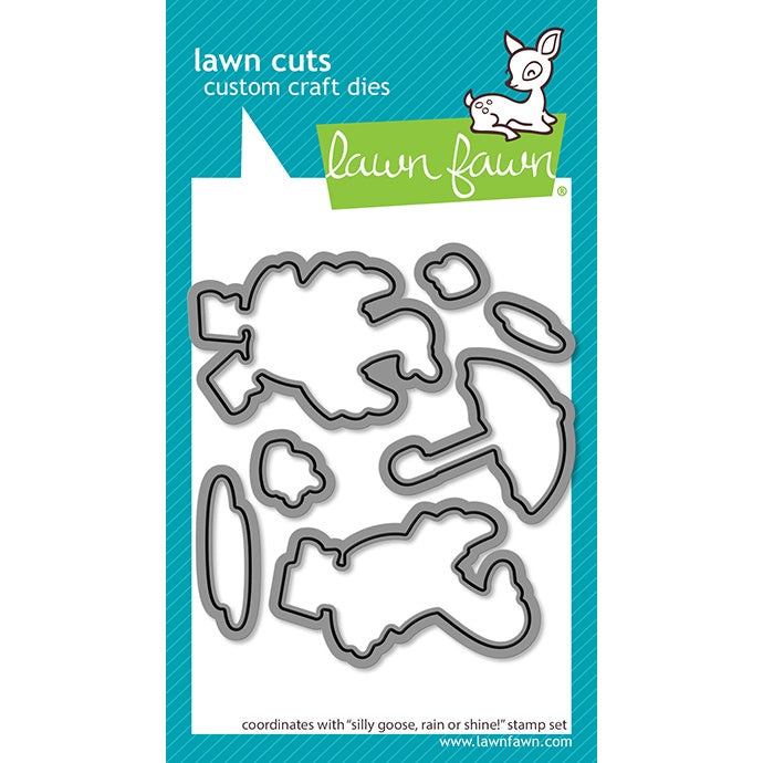Lawn Cuts Custom Craft Dies-Silly Goose, Rain or Shine!