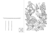 Happy Day Coloring Postcards