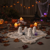 DIY Halloween Paint Kit - 2 Plaster Ghost Figurines