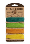 Hemptique True Hemp Cord 20lb 120'-Razzle Dazzle