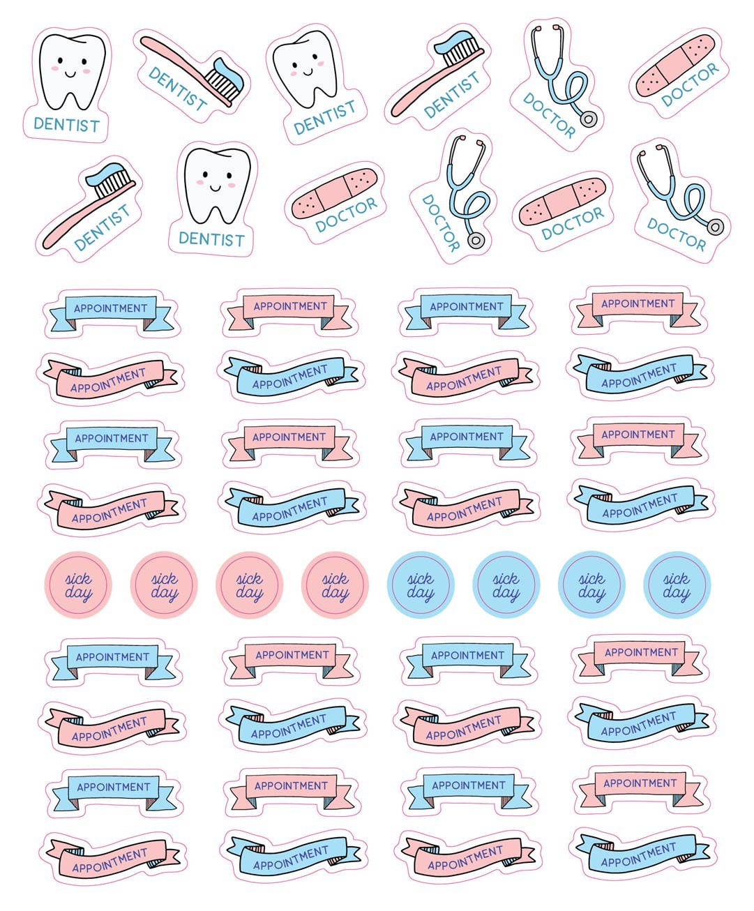 So. Many. Planner Stickers.