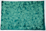 Lokta Tidal Turtles, Light Green on Malachite