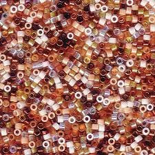 11/0 Miyuki Delica Bead Tube Honey Butter Mix