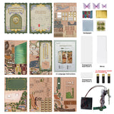 DIY Book Nook Kit: Shakespeare's Verse with Dust Cover
