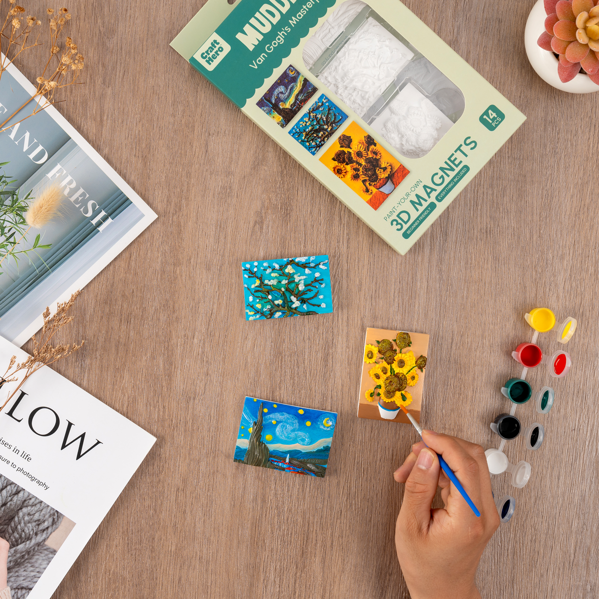 Muddies™ 3D Magnet Painting Kit — Van Gogh’s Masterpieces