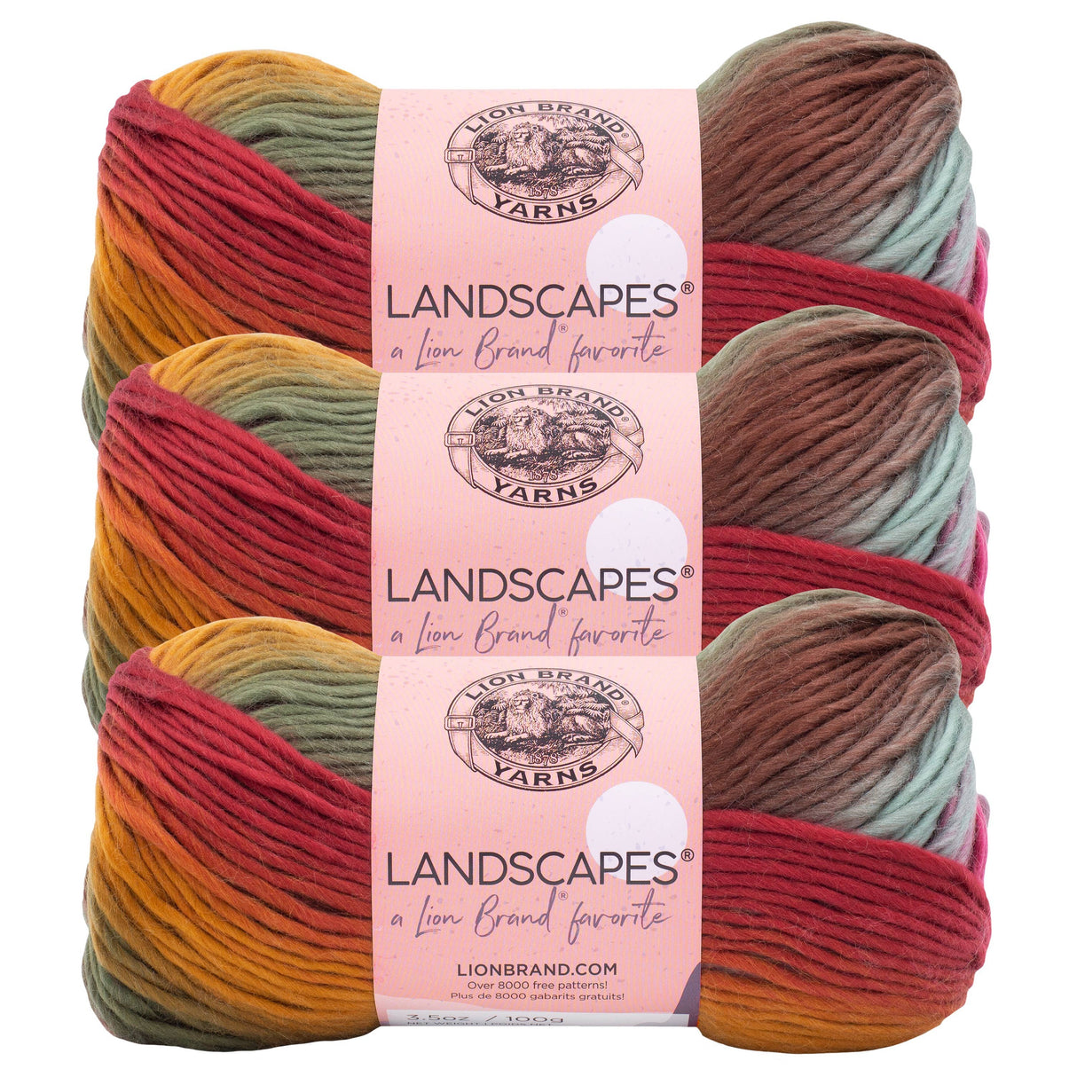 Lion Brand Yarn Landscapes Desert Spring