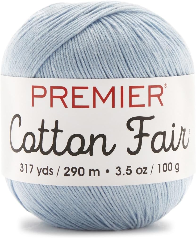 Premier Cotton Fair Yarn, Baby Blue