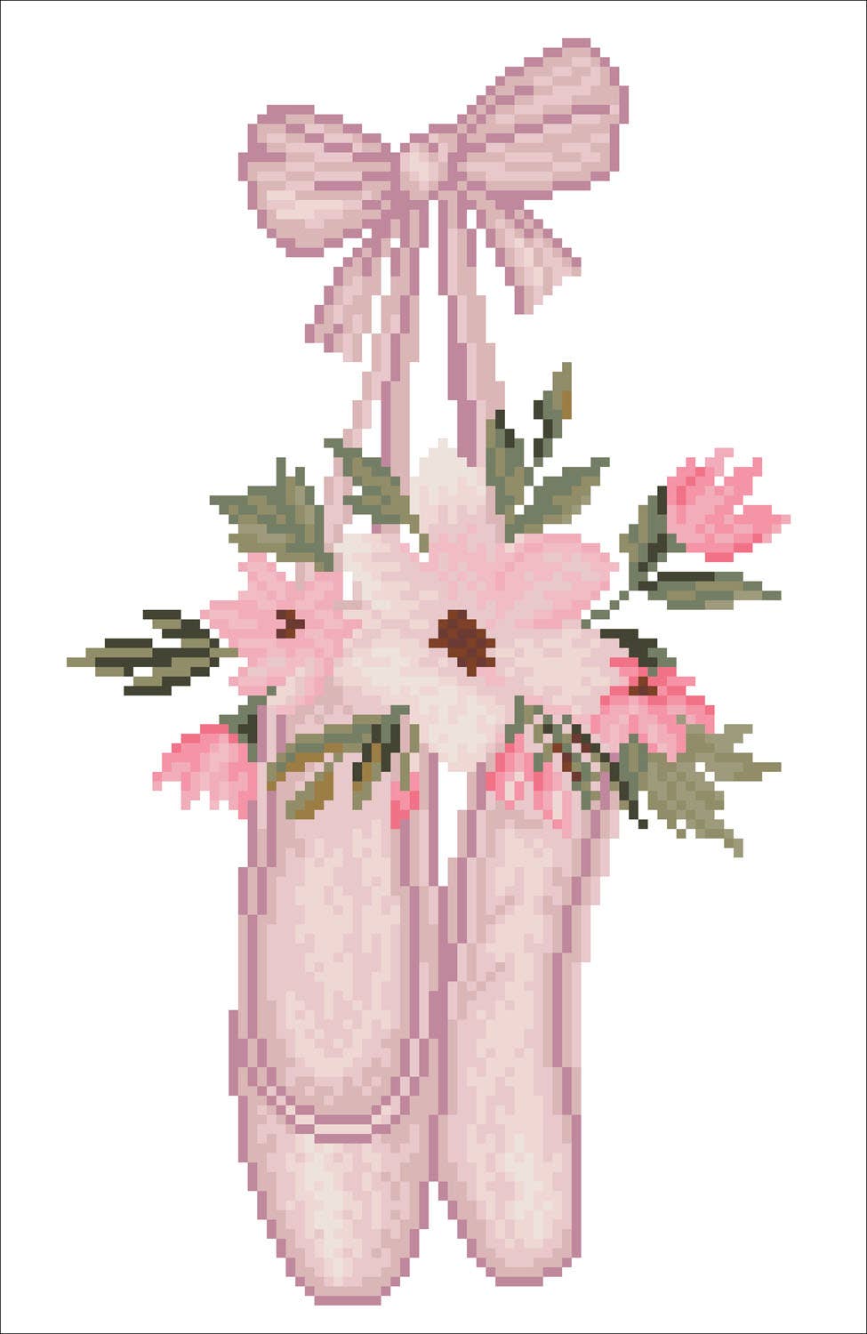 Ballet Slippers (Framed Square)