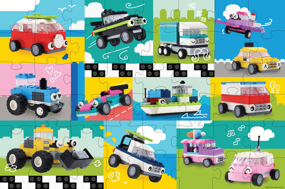 LEGO 48-Piece Giant Floor Puzzle: Vehicles