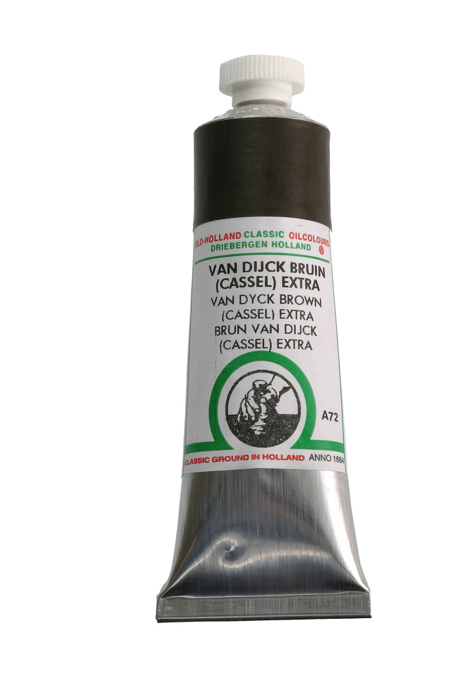 Old Holland Classic Oil Color - Van Dyck Brown (Cassel) Extra 40 ml tube