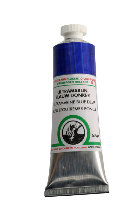 Old Holland Classic Oil Color - Ultramarine Blue Deep 40 ml tube