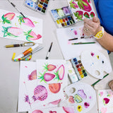 Fruit Theme Watercolor Class October 6th