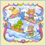So Many Cute Animals! Sweet & Whimsical Scenes to Color