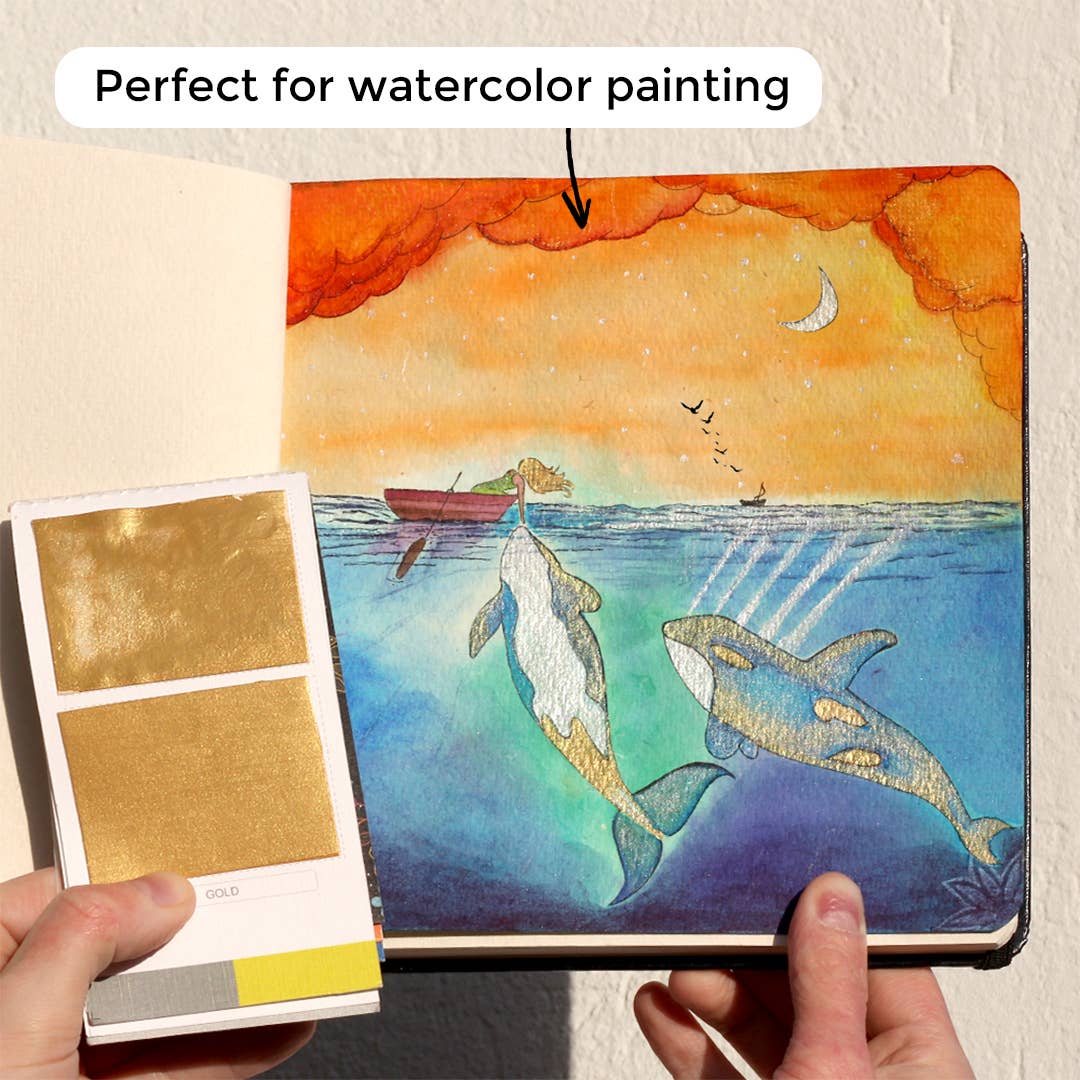 Square Cotton Sketchbook | Watercolor Paper | 300 GSM