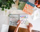 Watercolor Book and Paint Set- A Day at the Beach