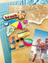 Life's a Beach Dimensional Stickers