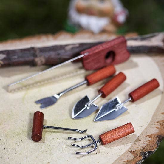 Dollhouse Miniature Tool Set (Pack  of 6)