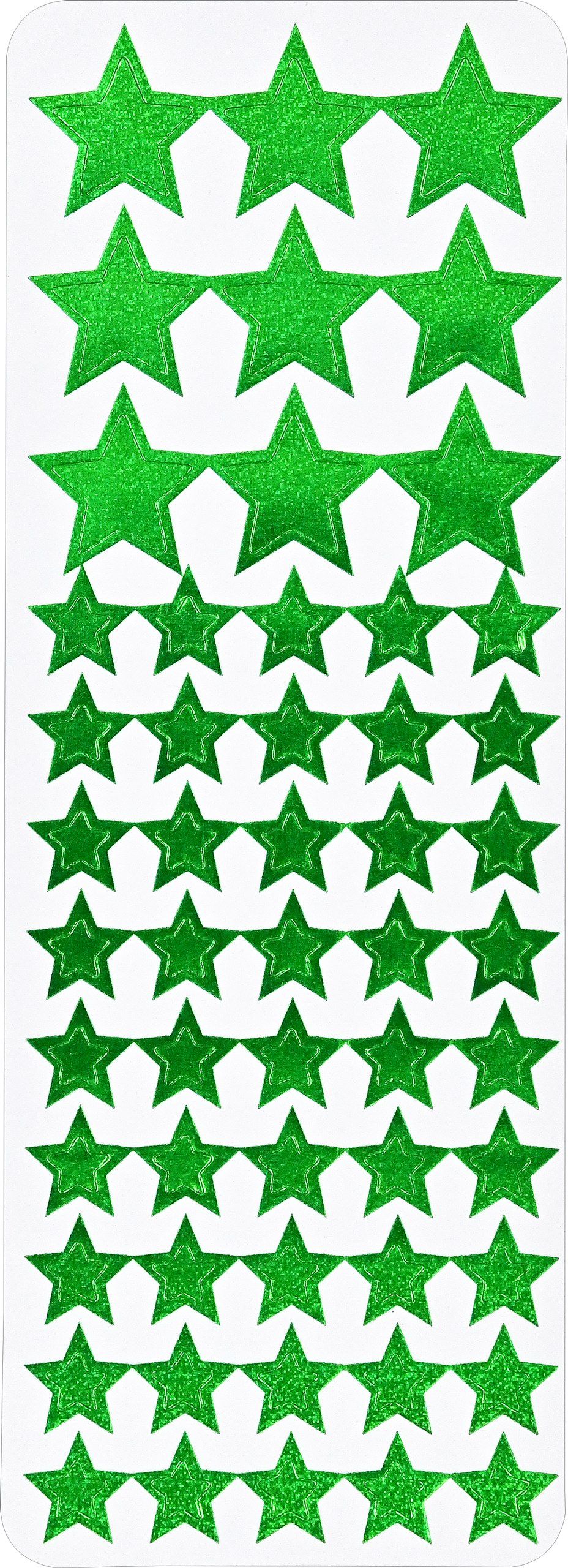 Color Foil Stars Sticker Set