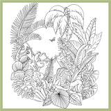 Tropical Wonderland: A Calming Coloring Book for Adults