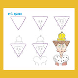 Drawing Shape by Shape: Create Unique Cartoon Characters!