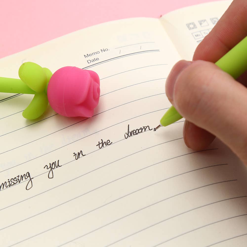Chubby Rose Wiggle Gel Pen