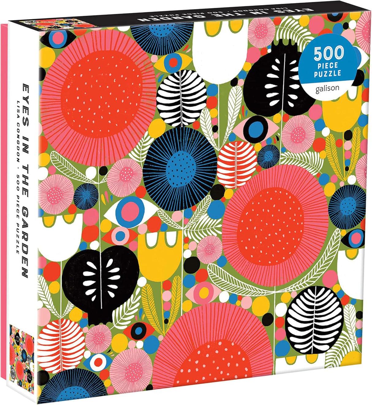 Galison Eyes in The Garden Jigsaw Puzzle 500 Pieces