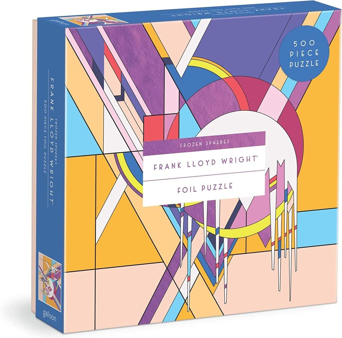 Galison Frank Lloyd Wright Frozen Spheres 500 Piece Foil Puzzle