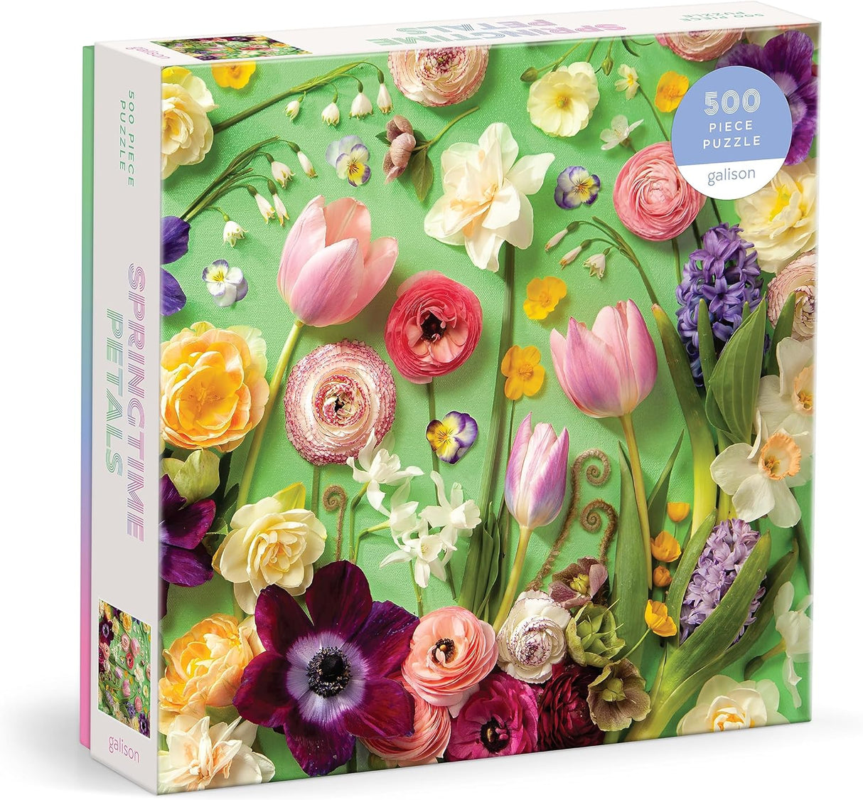 Galison Springtime Petals Julie Seabrook Ream 500 Piece Puzzle