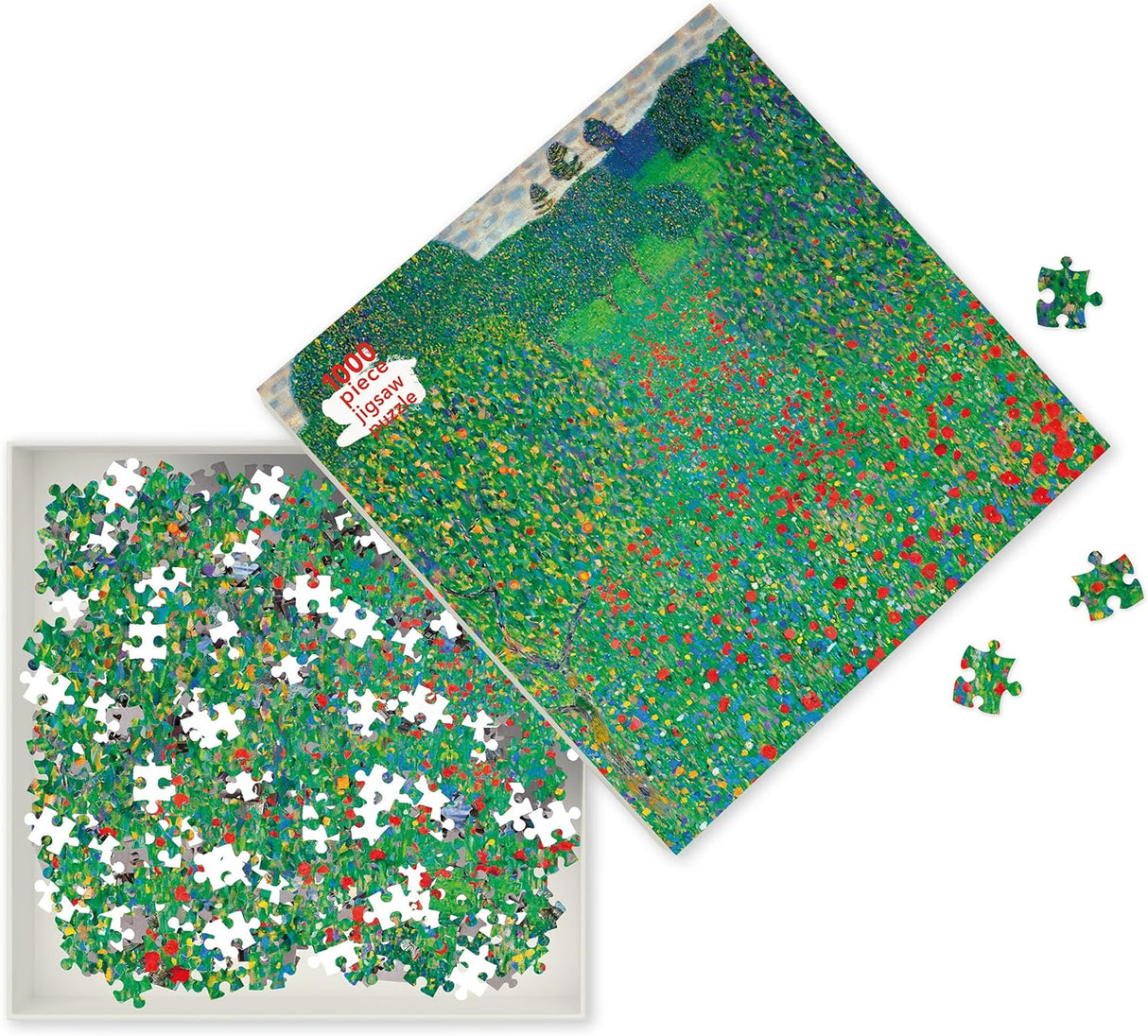 Gustav Klimt: Poppy Field: 1000-Piece Jigsaw Puzzles