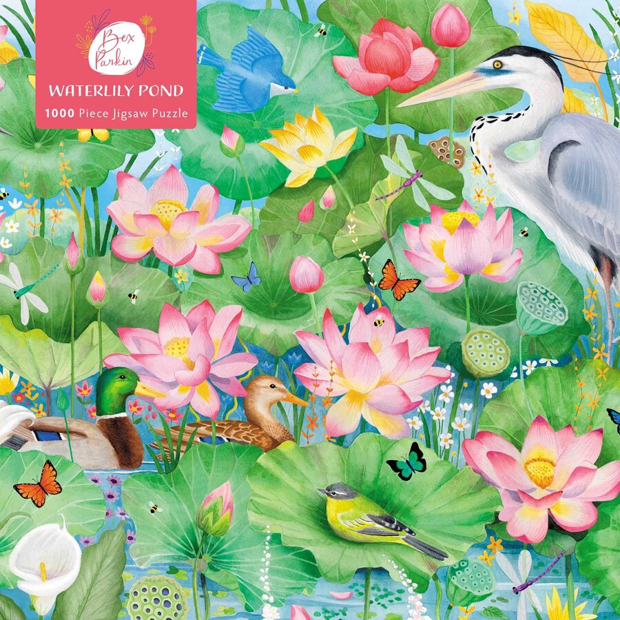 Bex Parkin: Waterlily Pond: 1000-piece Jigsaw Puzzles