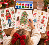 Watercolor Art Kit: Nutcracker Theme Designs