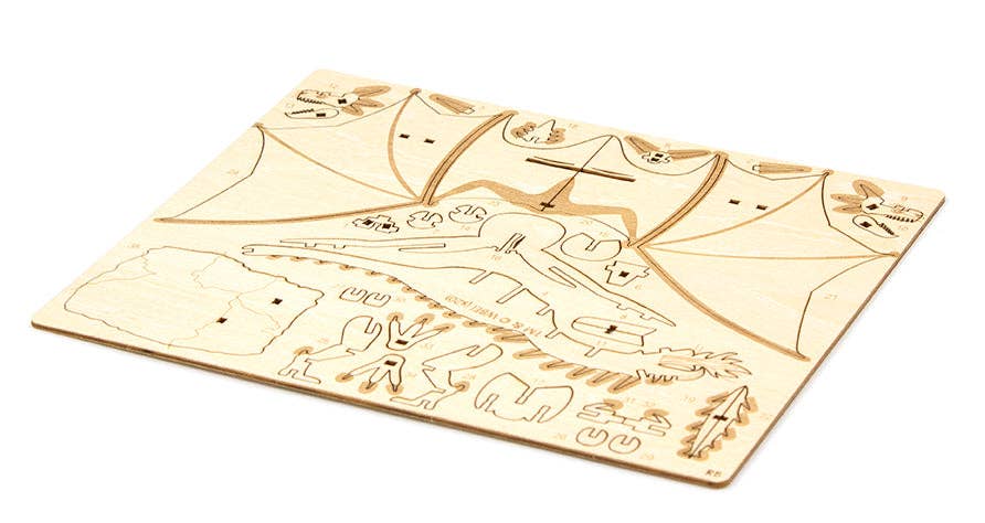 IncrediBuilds: Harry Potter: Hungarian Horntail Book and 3D Wood Model