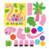First Fun Sticker Painting: Dinosaurs - 12 Scenes to Create!