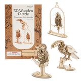 3D Laser Cut Wooden Puzzle Bundle Pack: Bird Animals