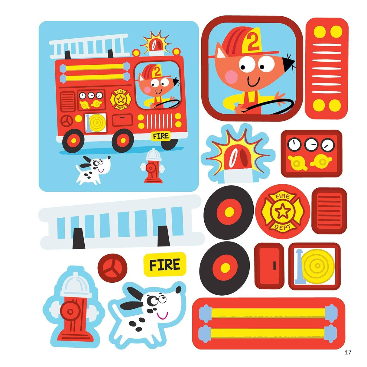 First Fun Sticker Painting:Trucks & Tractors - 12 Scenes!