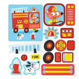 First Fun Sticker Painting:Trucks & Tractors - 12 Scenes!